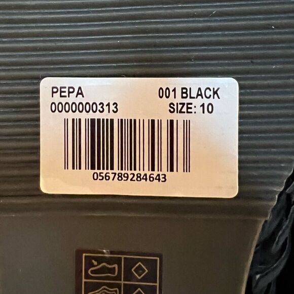 SHUSHOP ‘PEPA’ Black Sneakers 10 *NWT* - Picture 12 of 13